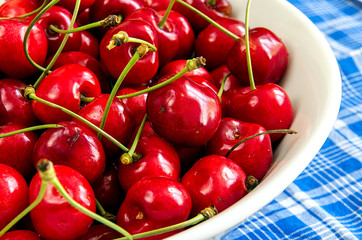 Cherries in a bowl