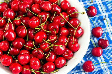 Cherries in a bowl