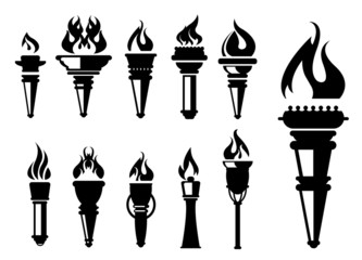 torch icons set