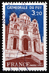 Postage stamp France 1980 Puy Cathedral
