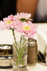 set in restaurant