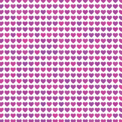 pattern of  hearts - vector