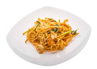 Fried noodles with vegetables