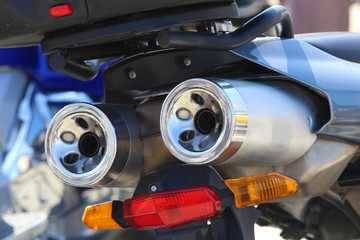 motorcycle exhaust pipes
