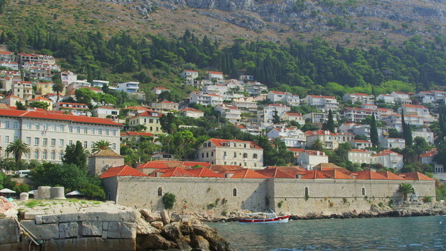 Dubrovnik old town harbor quarantine Lazareti
