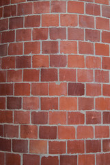 Rounded Brick Wall on Smoke Stack