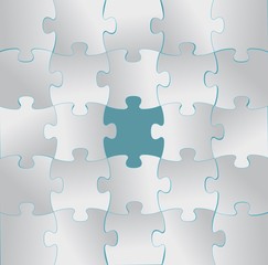 grey puzzle illustration design