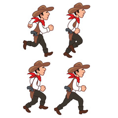 Running Cowboy Sprite