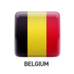 Fototapeta premium Belgium Flag Icon