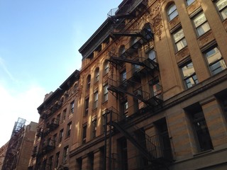 Old houses Manhattan New York City