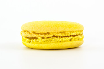 Sweet and colourful french macaroons.