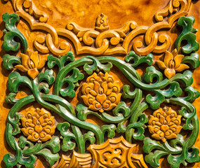 Сolorful chinese wall ornament