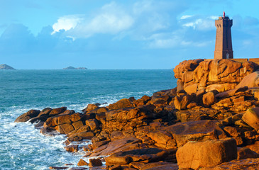 Ploumanach lighthouse (Perros-Guirec, Brittany, France)