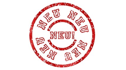 Stempelabdruck Neu
