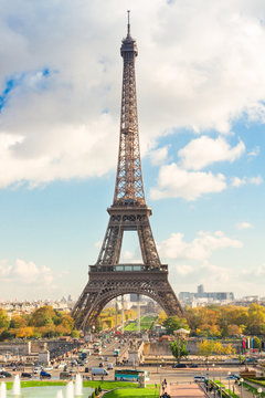 Eiffel Tower and Paris cityscape