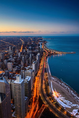 Obraz premium Lake Shore Drive w Chicago