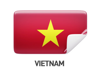 Obraz premium Vietnam Flag Icon