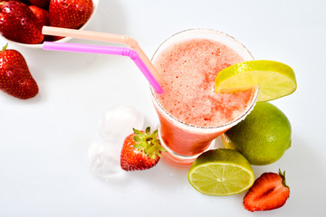 Frozen strawberry margarita
