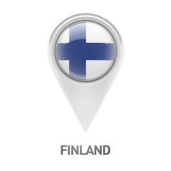 Obraz premium Finland Flag Icon