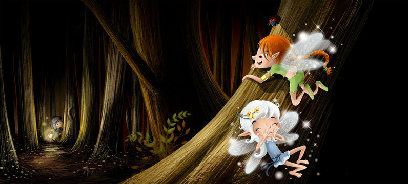 hadas en el bosque