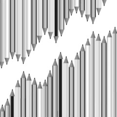 Obraz premium Kolorowe tło ołówek