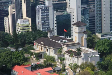 Zelfklevend Fotobehang Former Government House, Hong Kong © marcuspon
