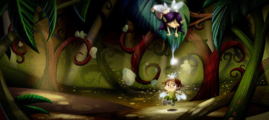 hadas jugando © cirodelia