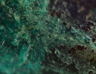 Fototapeta na wymiar Crystals. Extreme closeup