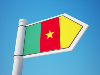 Cameroon Flag Sign