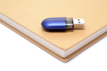 Pendrive and book