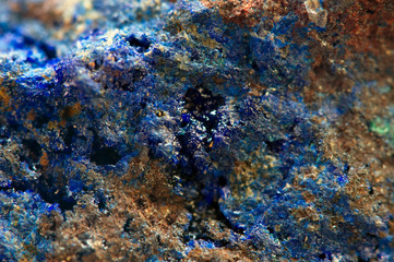 Crystals. Extreme closeup