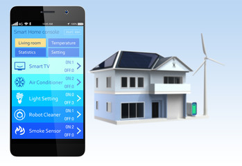 Home energy management app for smartphone