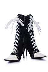 Topboots isolated on the white