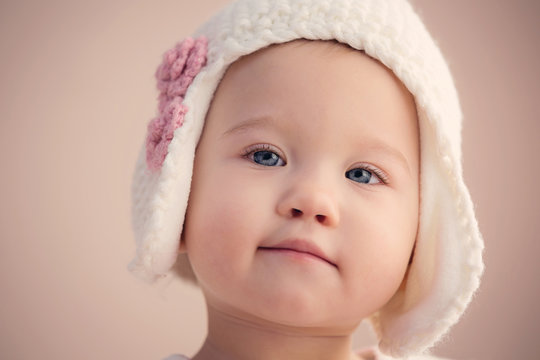 Stunning Baby Girl Closeup