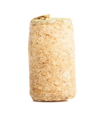 wine cork isolated on a white background