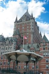 Chateau Frontenac Hotel, Quebec City, Quebec, Canada during a be