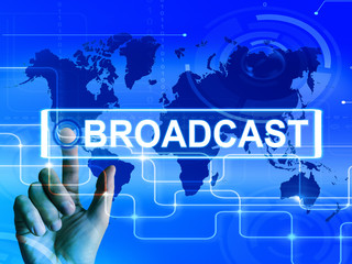 Broadcast Map Displays International Broadcasting and Transmissi
