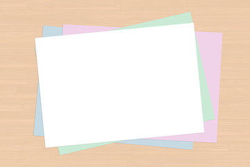 Colorful Note Paper Sheet
