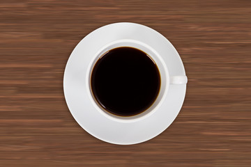 Cup of Black Coffee Drink