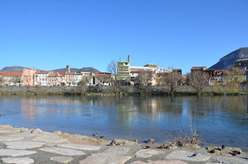 Millau, Tarn, site aménagé pour  le canoë-kayak