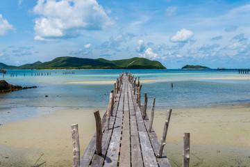 Obraz premium Broadwalk at Sattahip, Chonburi, Thailand