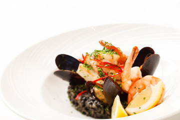 Nero di sepia risotto