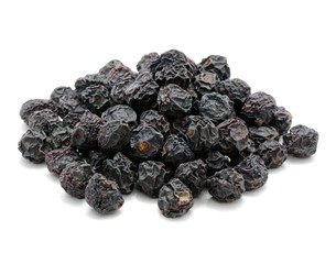 Dried Juniper Berries Isolated on White Background