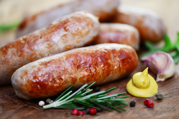 Bratwurst, Senf