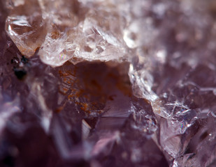 Amethyst, a beautiful abstract background. Macro