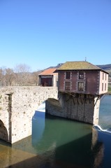 Fototapeta na wymiar Stary most i stary młyn, Millau