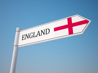England Flag Sign