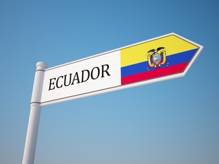 Ecuador Flag Sign
