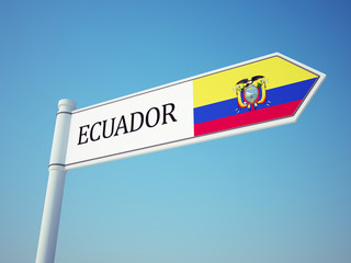 Ecuador Flag Sign
