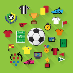 Soccer Icons set.